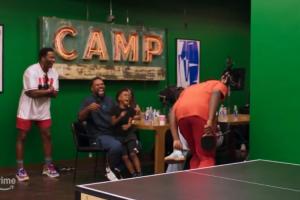 姐姐你来真的啊？华子此前和美国女乒球员PK 最后华子的反应绝了